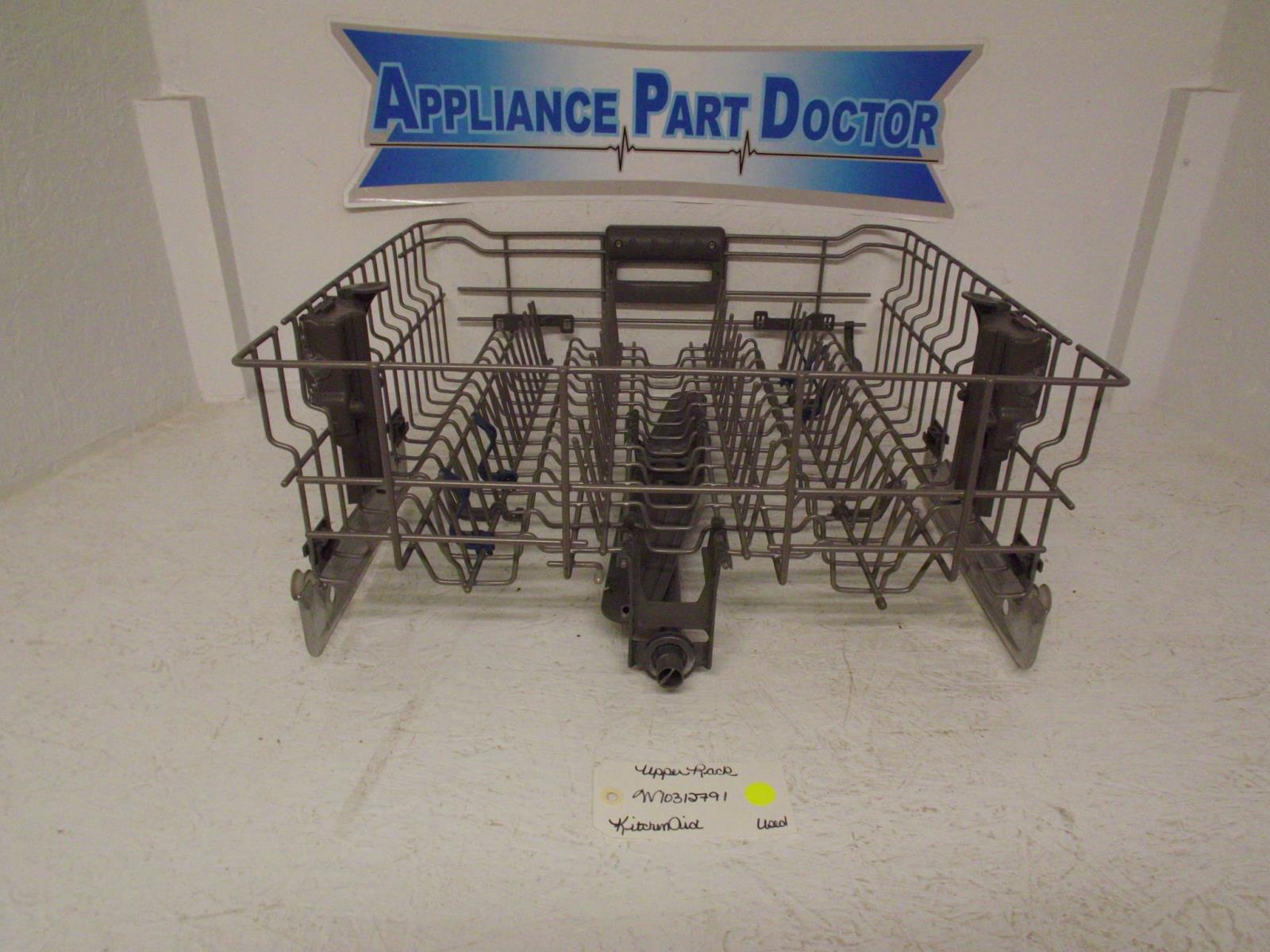 KitchenAid Dishwasher W10312791 Upper Rack Used KitchenAid Dishwasher W10312791 Upper Rack Used